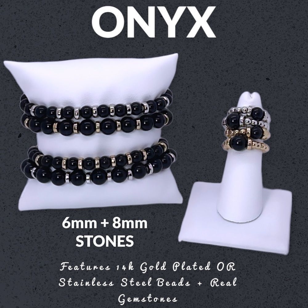 NWT Wool + Pepper Co. ONYX Ring